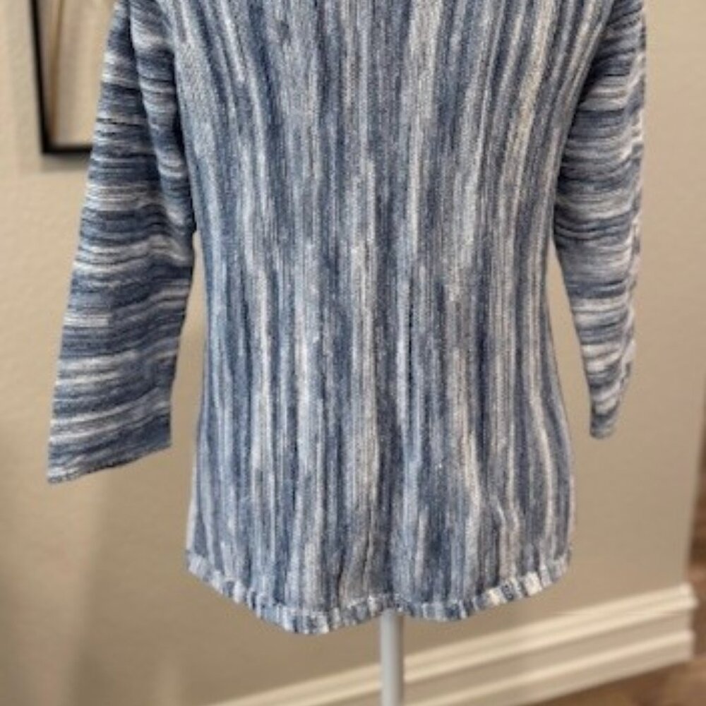 J. Jill "PURE JILL" Linear Space-Dyed Sweater - Picture 6 of 12
